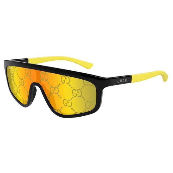 Gucci Other - NEW GUCCI SHIELD UNISEX SUNGLASSES GUCCI, YELLOW EYEWEAR GUCCI
